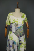 ELISA CAVALETTI SONO ITALIANO Multi Patchwork Floral Paisley Boho Dress – Size M