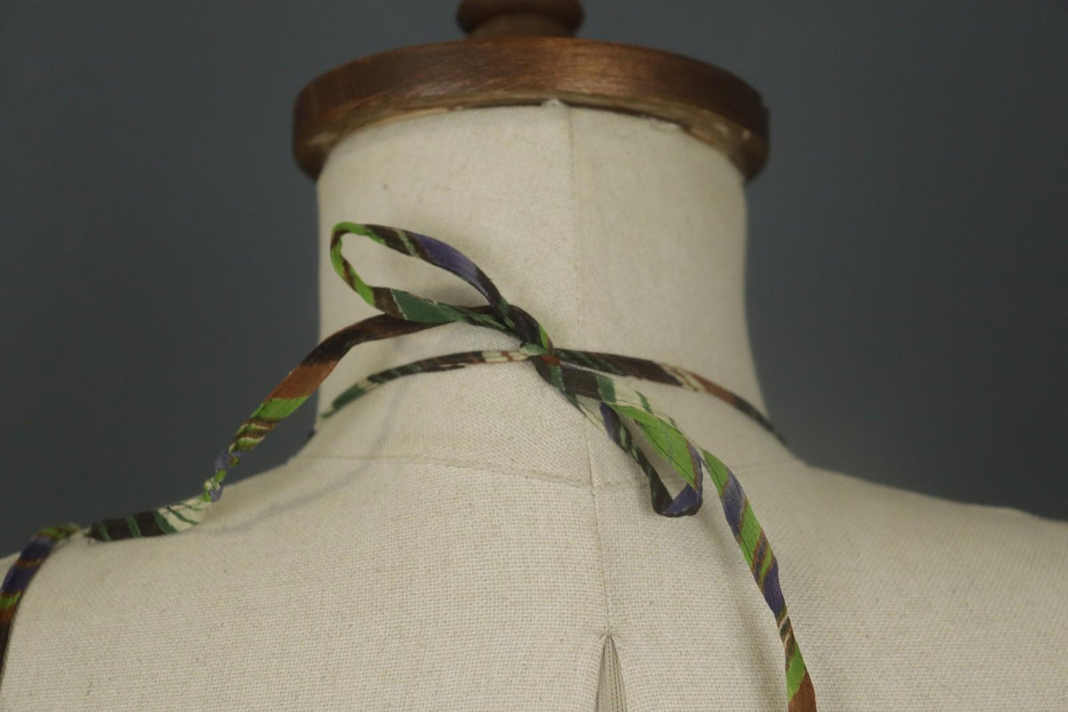 MAX MARA Multicolor Geometric Silk Halter Neck Sleeveless Midi Dress – Size 40