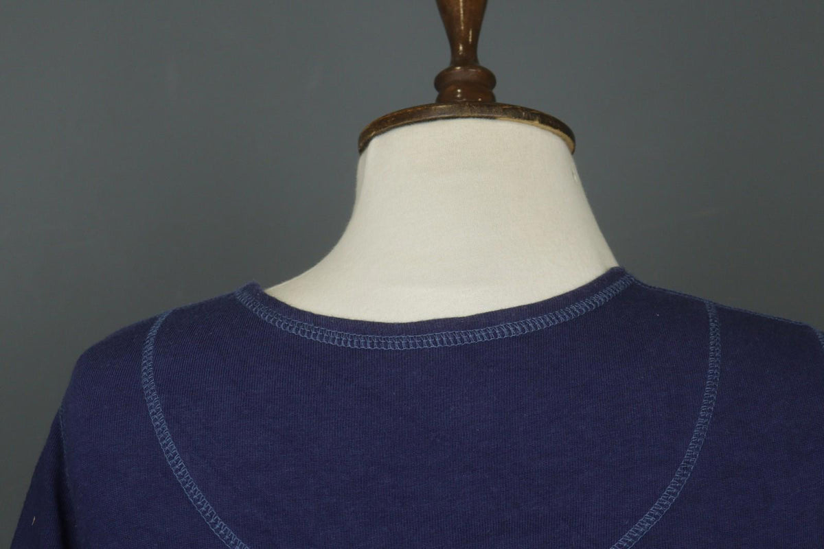 GUDRUN SJODEN Purple Organic Cotton Knit Crew Neck Button Front Cardigan – Size S