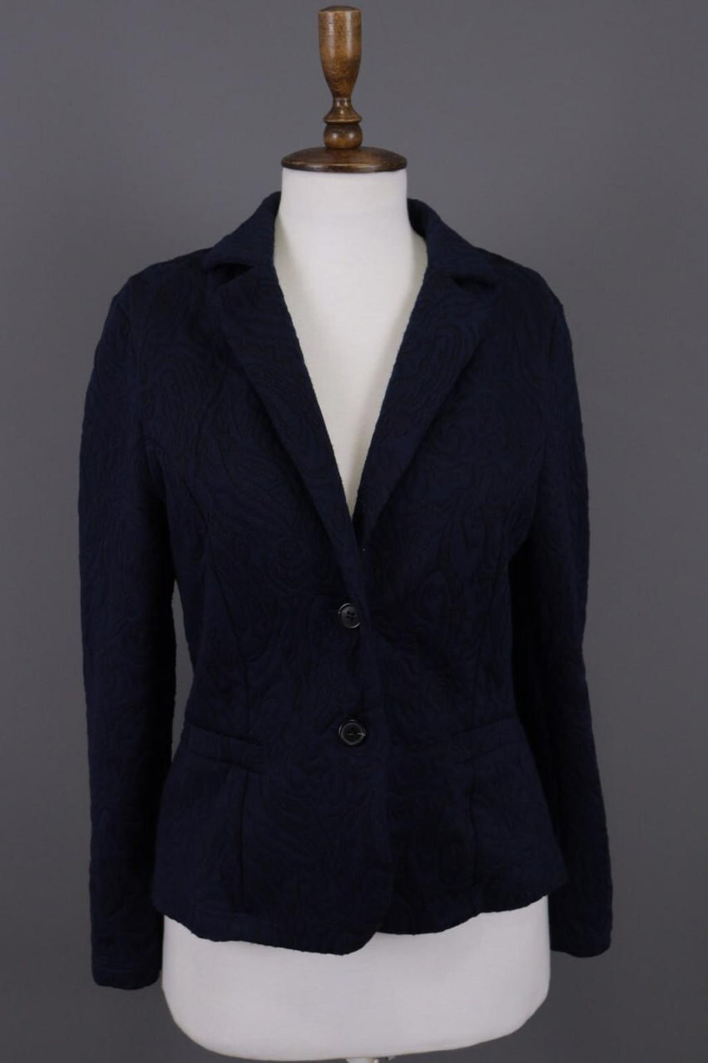 RUNDHOLZ Blue Embroidered Designer Blazer Jacket – Size L