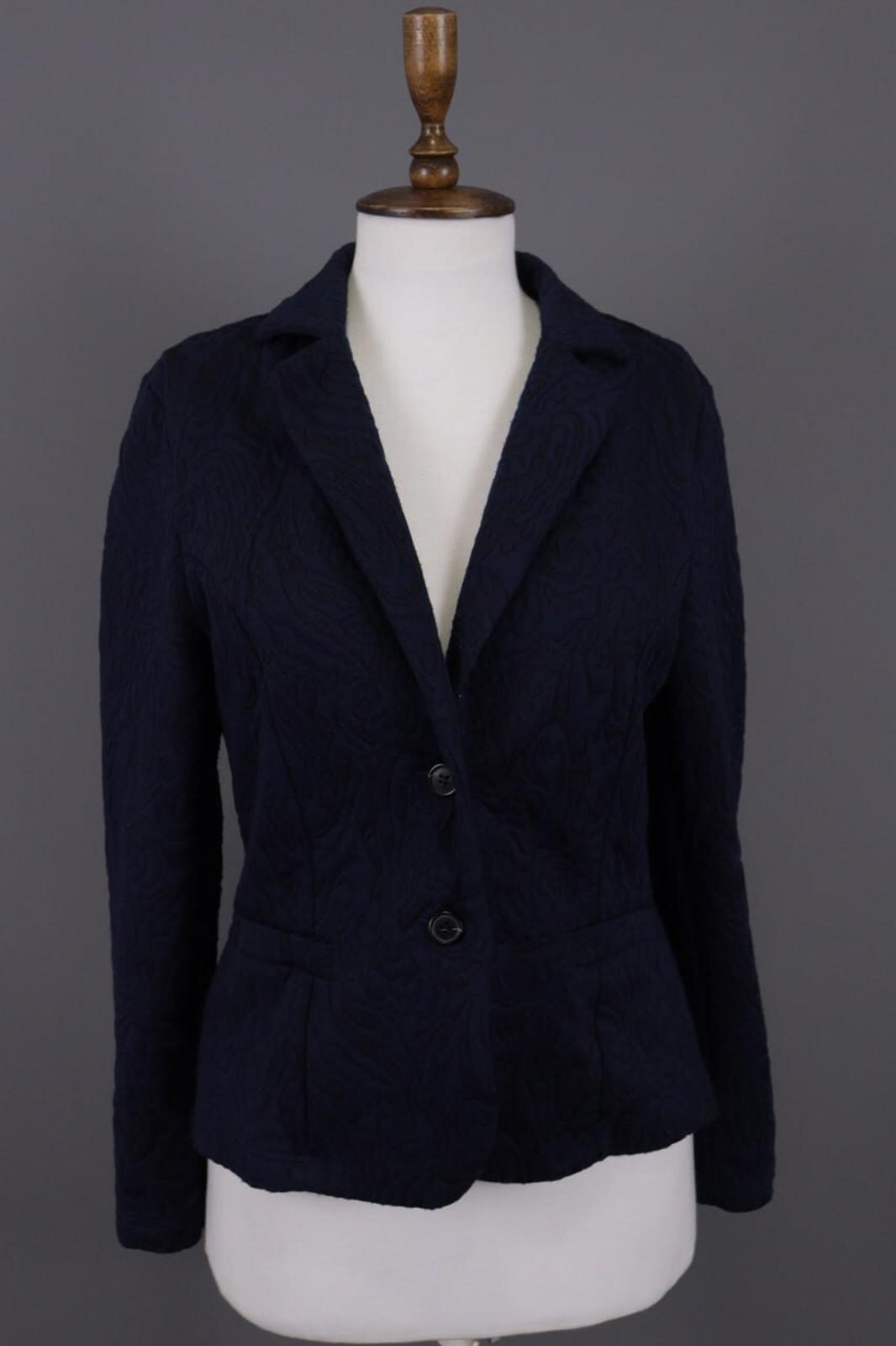 RUNDHOLZ Blue Embroidered Designer Blazer Jacket – Size L