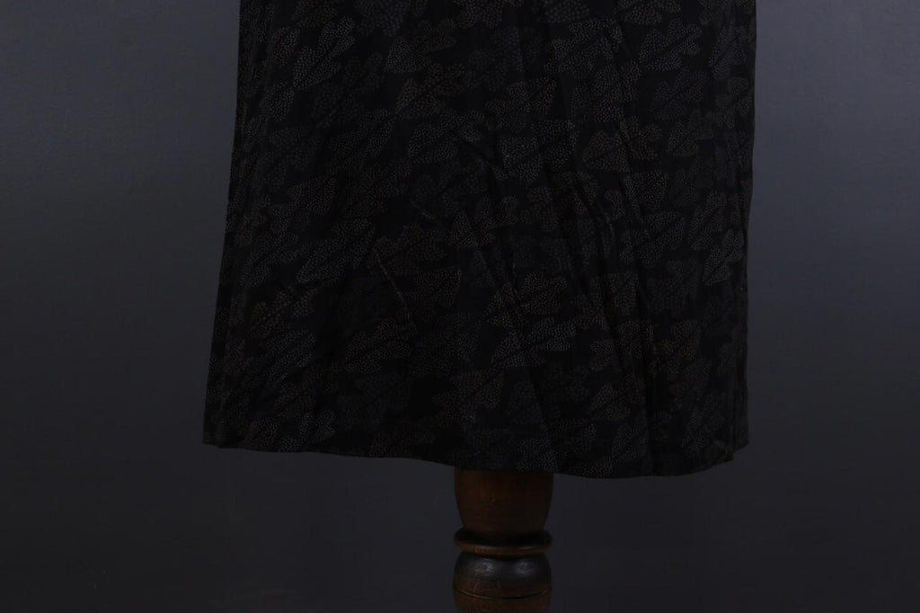 GUDRUN SJODEN Dress Black Designer Summer Sleeveless Long A-Line – Size XL