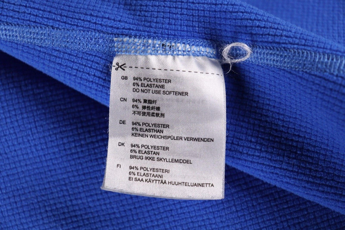 HAGLOFS Stem Full Zip Blue Fleece Hiking Sweater – Size M