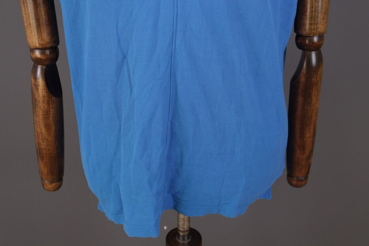 J.Lindeberg Slim Fit Blue Sport Golf Short Sleeve Polo Shirt – Size L