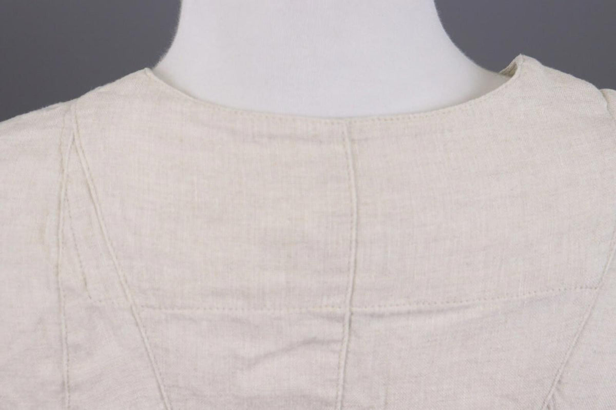 IVAN GRUNDAHL Beige Linen Button Down Lightweight Blazer Jacket – Size 36 S