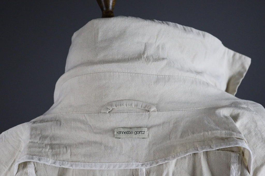 ANNETTE GORTZ Women's Linen Designer Full Zip Blazer Jacket – Size 38