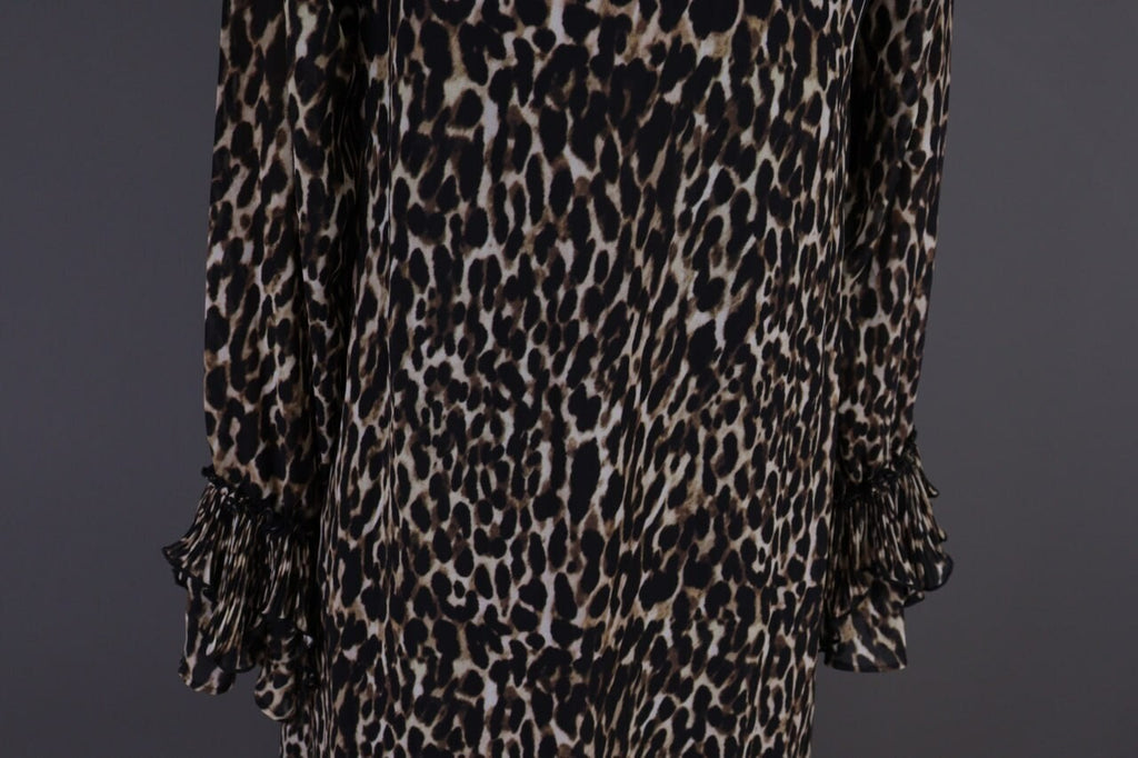 Used True Religion Multicolor Animal Printed V-Neck Summer Evening Midi Dress – Size S