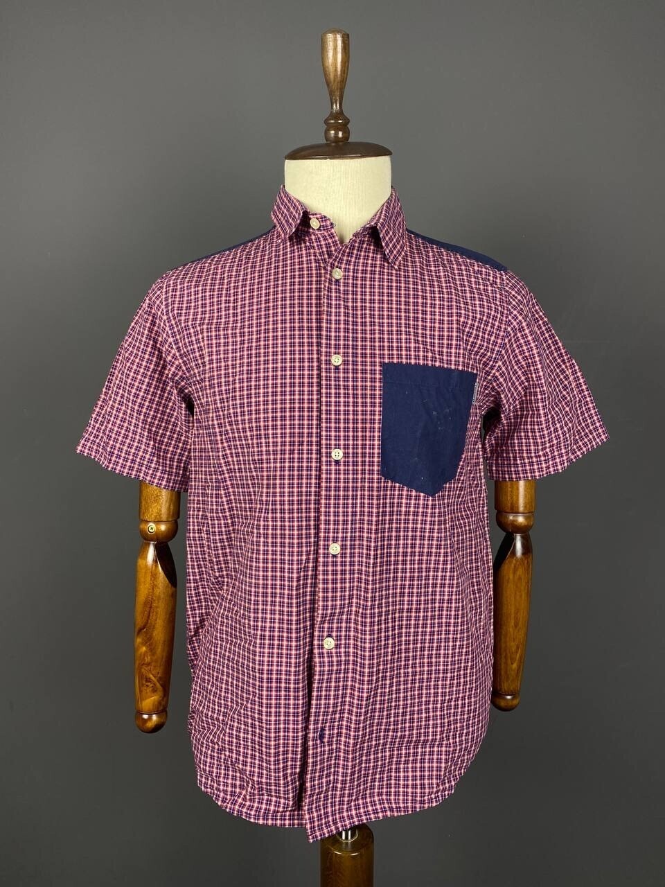 Carhartt WIP Multicolor Check Short Sleeve Button Up Shirt – Size L