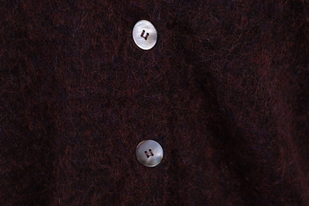 Bellerosa Brown Wool Puperkid Mohair Pockets Knit Cardigan Sweater – Size 2 / M