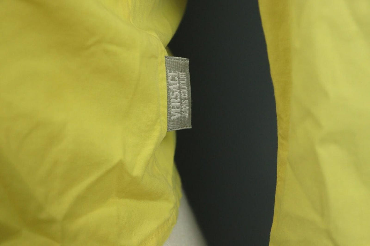 Versace Jeans Couture Button Down Yellow Shirt Vintage – Size Small