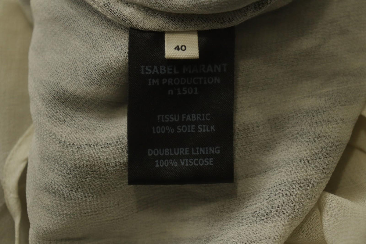 Isabel Marant Etolie Multi Geometric Short Sleeve Round Neck Shift Dress – Size 40