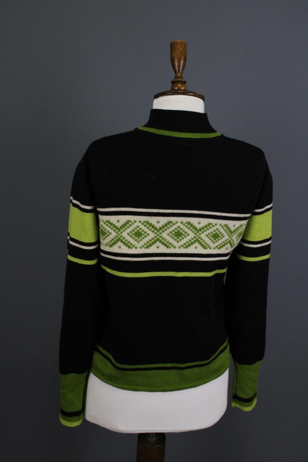DALE OF NORWAY Multi Fair ISle Mock Neck Raglan Sleeve 1/4 Zip Sweater – Size M