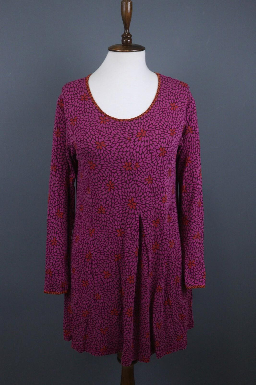 GUDRUN SJODEN Multicolor Long Sleeve Stretch Fit & Flare Dress – Size M