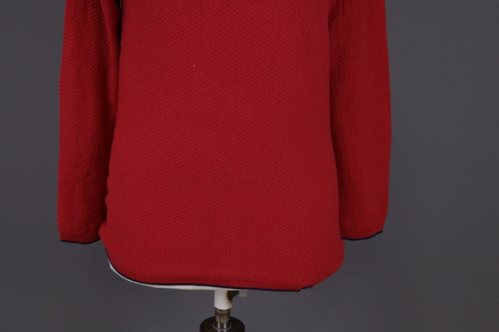Patagonia Red Lagenlook Turtle Neck Hooded Fleece Jacket – Size M