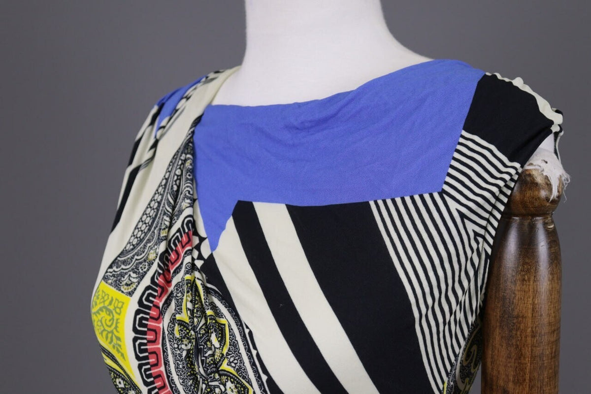 Etro Milano Multicolour Floral Paisley Sleeveless Blouse Top Shirt – Size 40