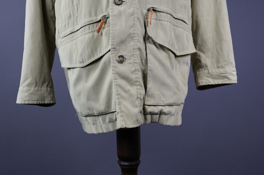 Paul & Shark Casual Multipocket Rain Trench Coat Jacket – Men's XL