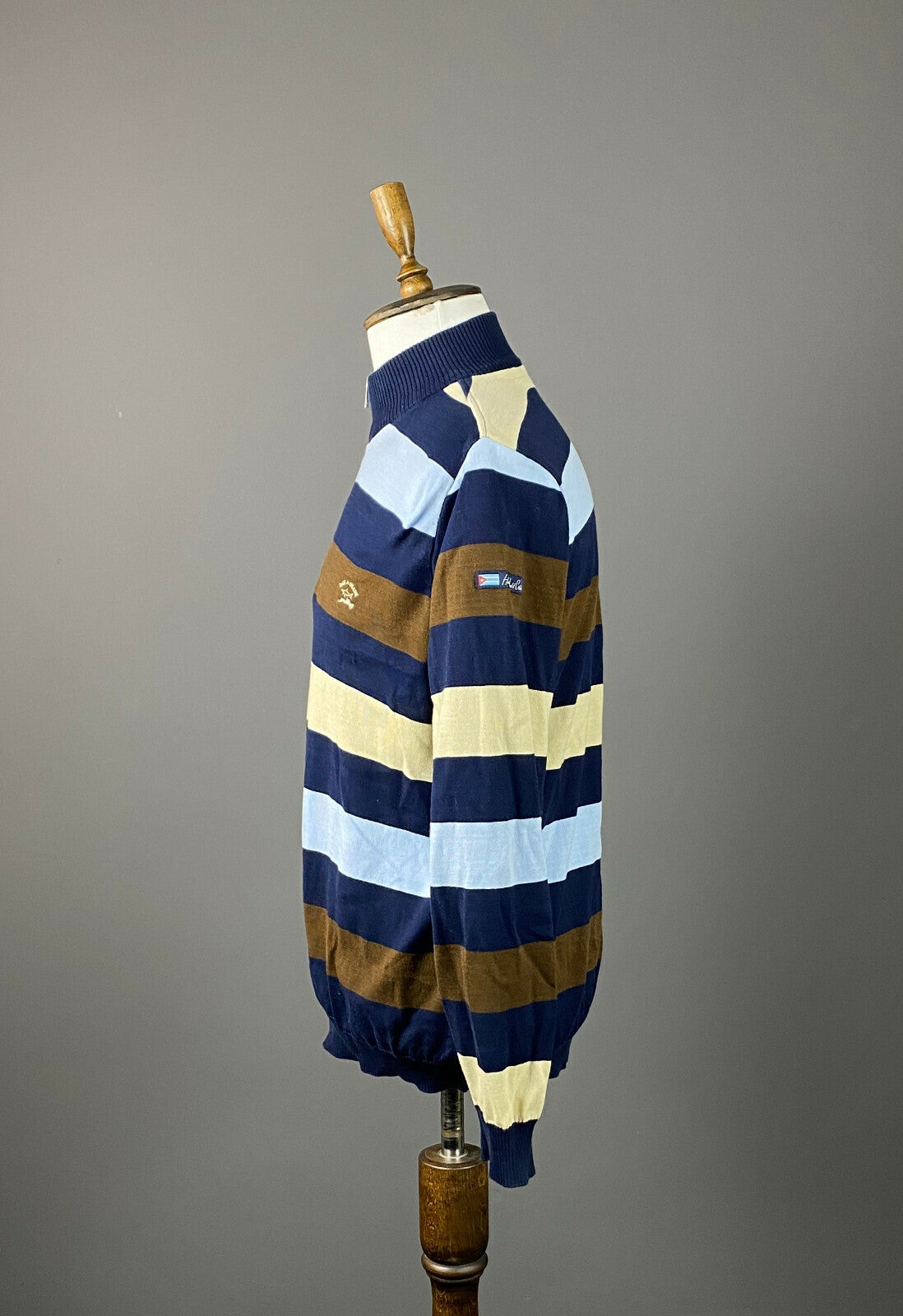 Paul & Shark Yachting Havana Yacht Club Stripe Long Sleeve Sweater – Men's XL