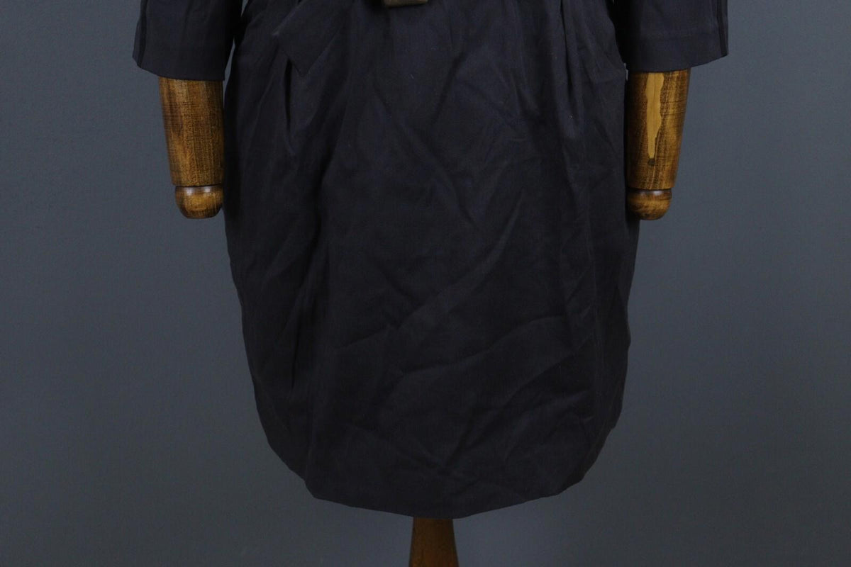 BA&SH Robe Sam Lady Dress Carbnone Collared Waist Belted Shirt Dress – Size 2