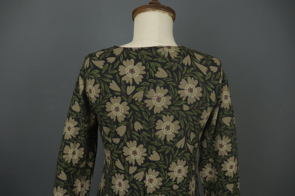 Gudrun Sjoden Shift Dress Multicolor Floral Pullover Long Sleeve – Size S / M
