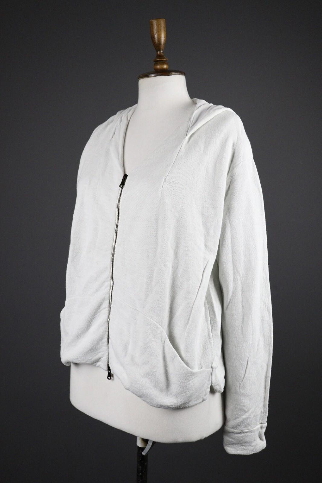 TRANSIT PAR SUCH White Designer Full Zip Hoodie Sweater – Size 4
