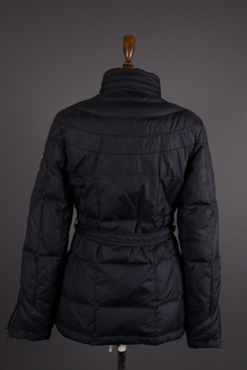 La Martina Saddlery Winter Snow Polo Belted Full Zip Quilted Down Jacket – Size L