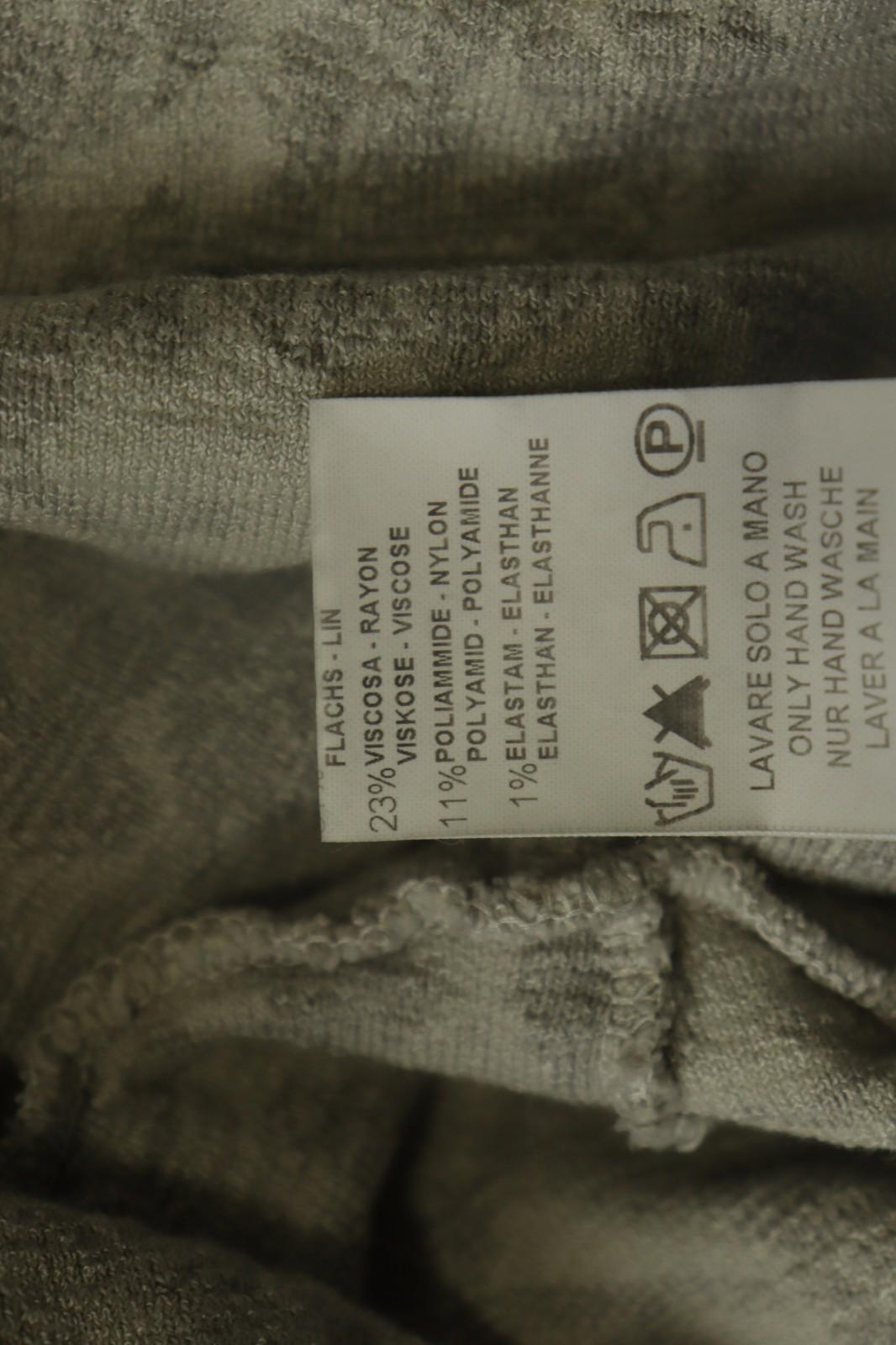 TRANSIT PAR-SUCH Gray Floral Long Sleeve Button Front Sweater Dress – Size 3
