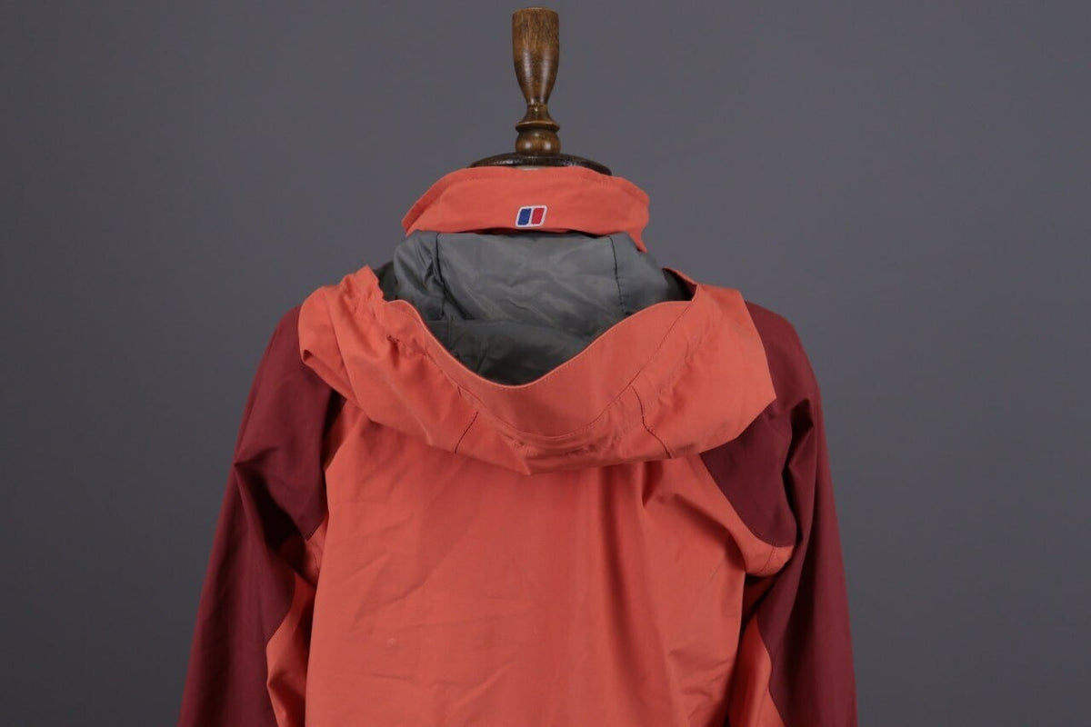 Berghaus Gore-Tex Orange Hooded Ski Waterproof Jacket – Size 12