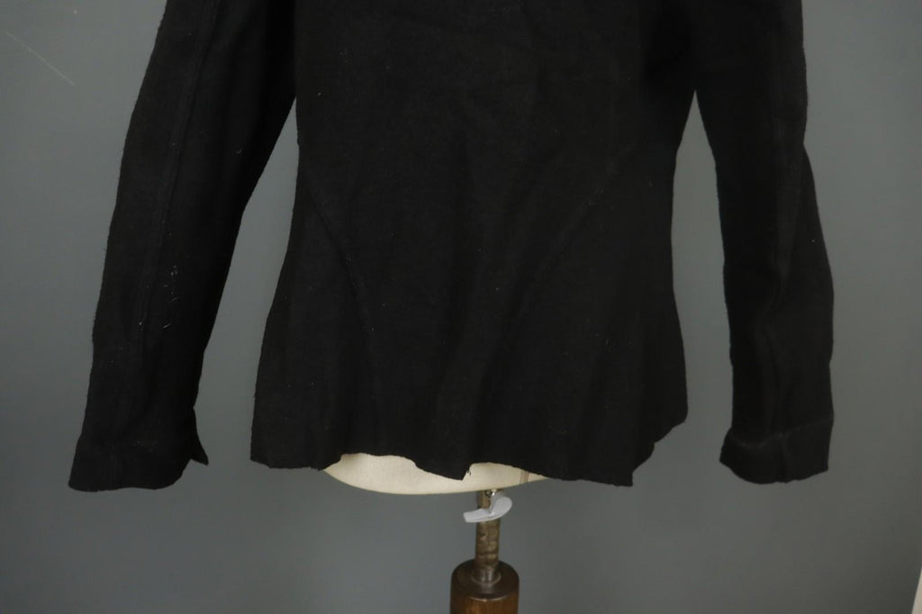 OSKA Black Long Sleeve Shawl Collar Casual One Button Blazer Jacket – Size 2