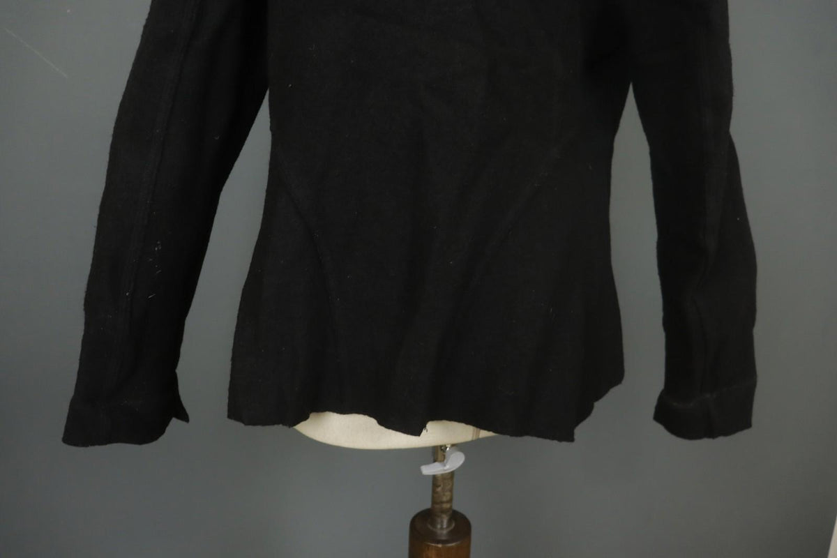 OSKA Black Long Sleeve Shawl Collar Casual One Button Blazer Jacket – Size 2