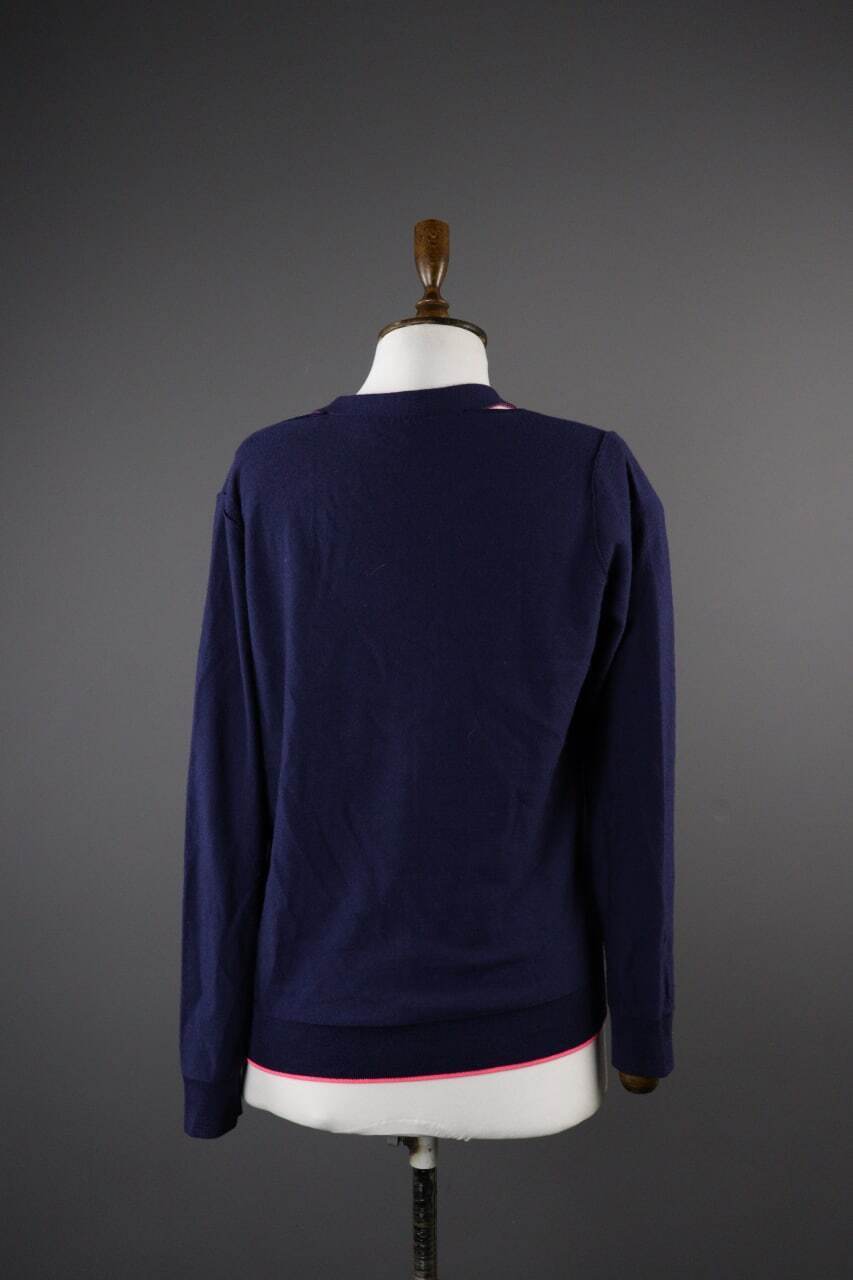 Sonia by Sonia Rykel Wool Designer Casual Cardigan Sweater – Women's L