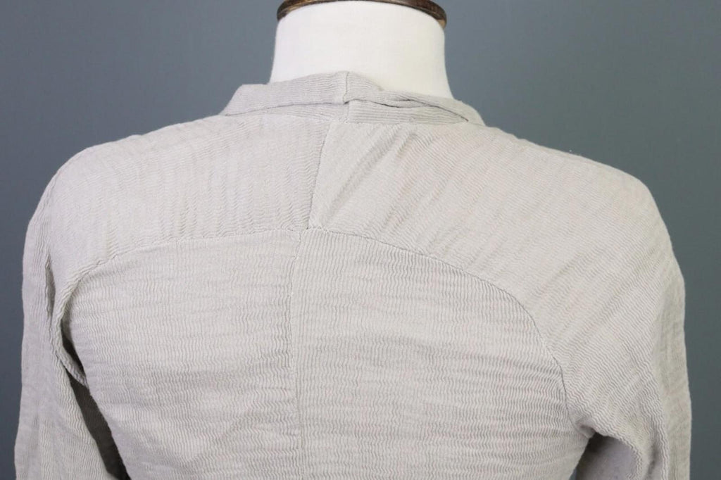 TRANSIT PAR SUCH Gray Linen Lagenlook Long Cardigan Sweater – Size 2