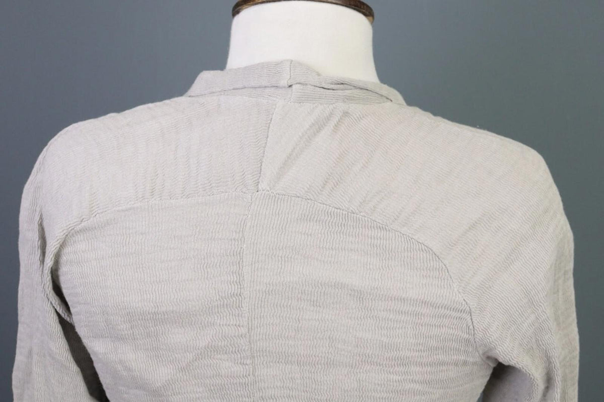 TRANSIT PAR SUCH Gray Linen Lagenlook Long Cardigan Sweater – Size 2