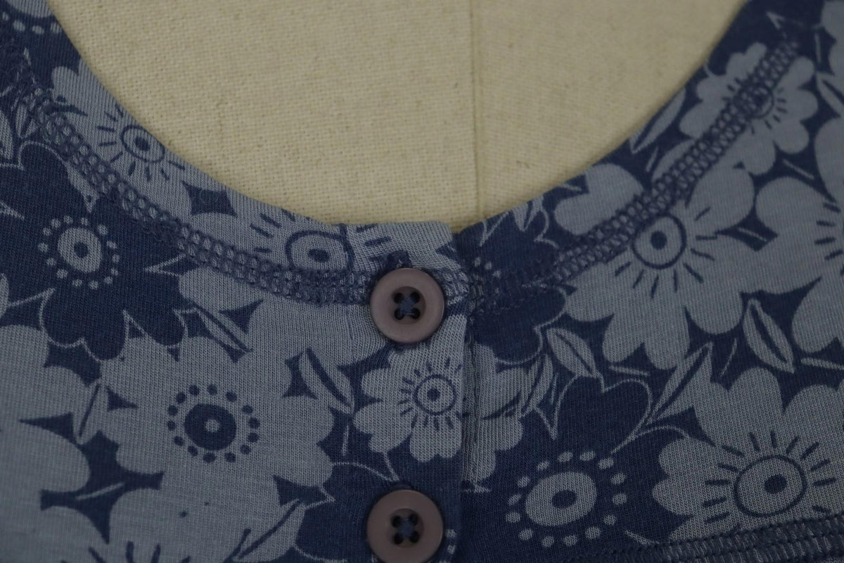 GUDRUN SJODEN Multi Floral Long Sleeve Round Neck Button Front Cardigan – Size M