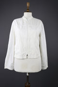 Armani Jeans Cropped Full Zip Bomber Jacket – Women's USA 10