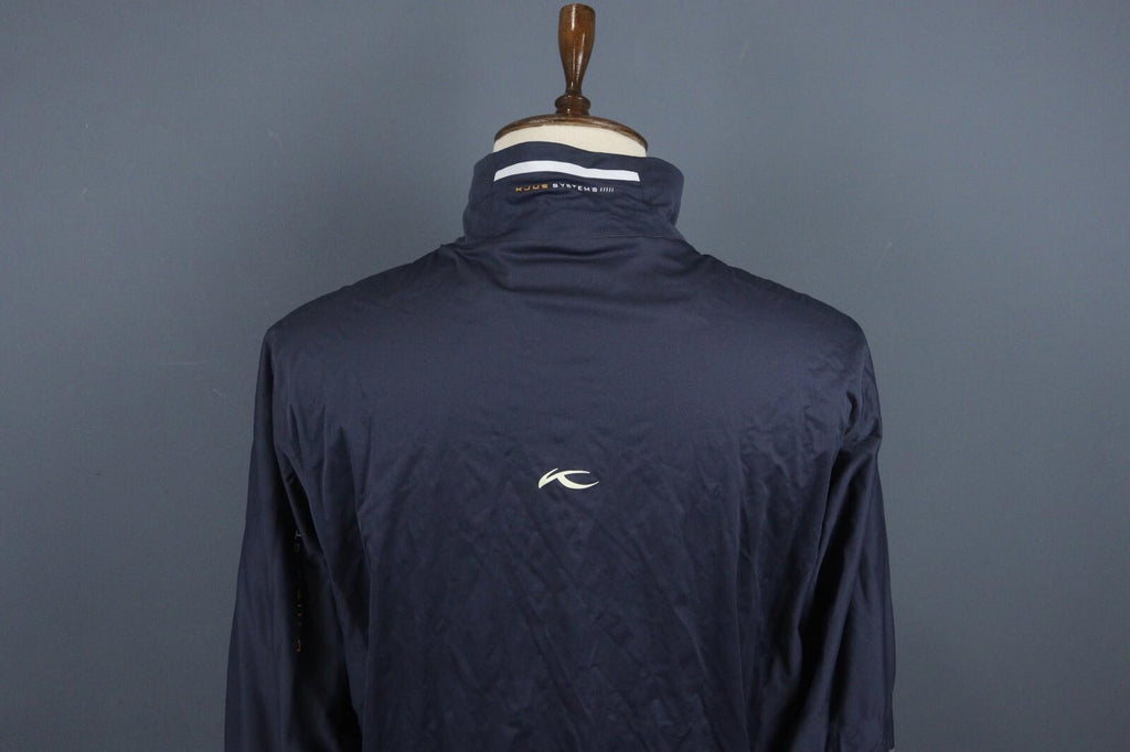 KJUS Systems Blue Long Sleeve Full Zip Logo Windbreaker Jacket – Size XL