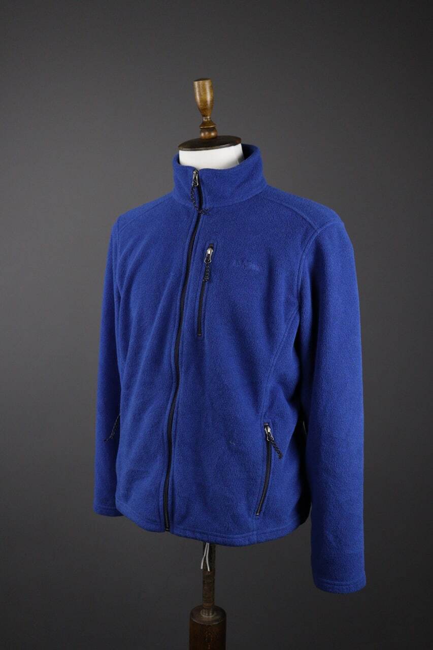 L.L. Bean Blue Polartec Activewear Outdoor Fleece Jacket – Men's L