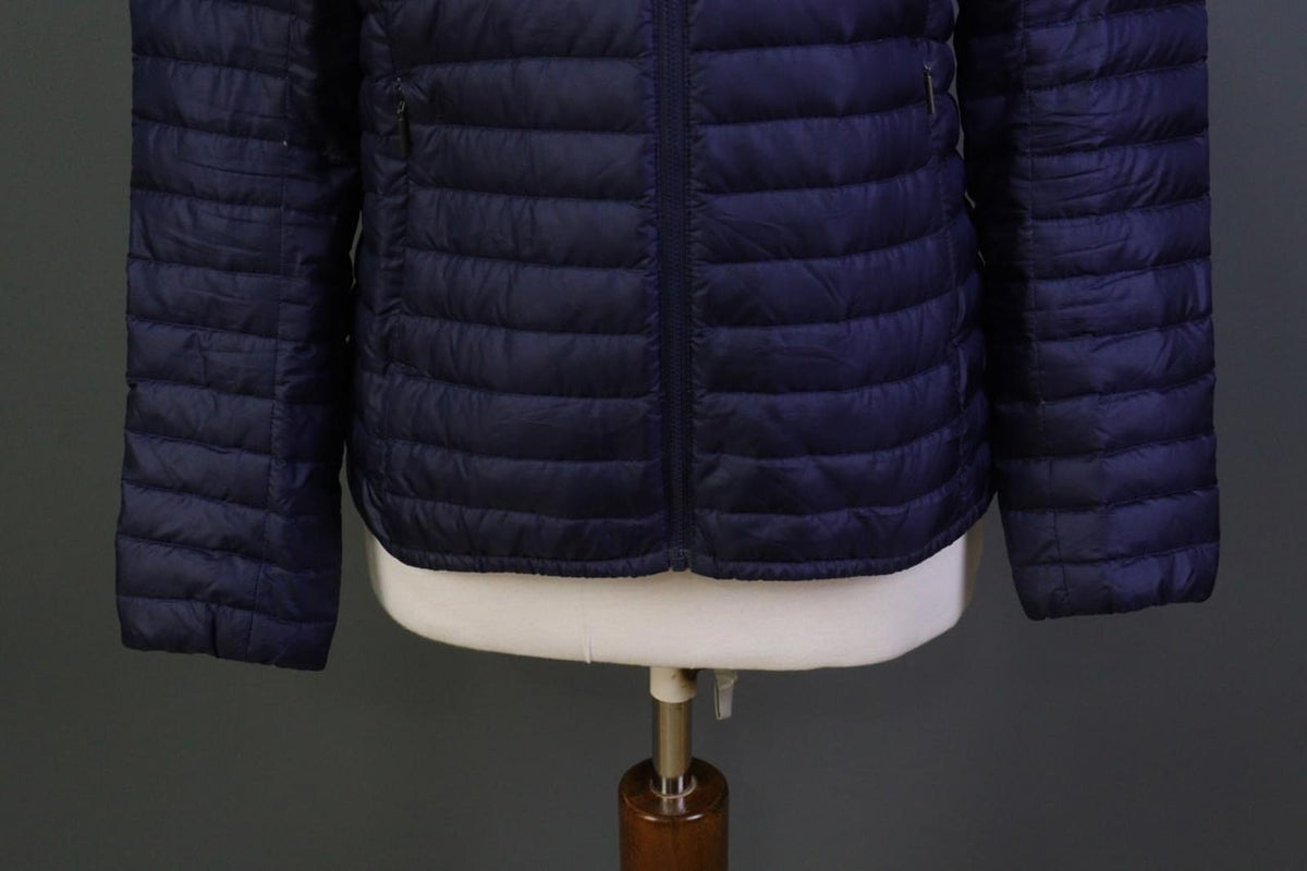 KJUS Blue Classic Fit Mock Neck Long Sleeve Full Zip Puffer Jacket – Size 40 / L