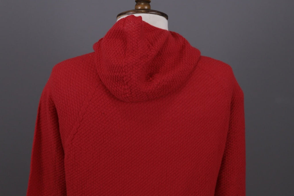 Patagonia Red Lagenlook Turtle Neck Hooded Fleece Jacket – Size M