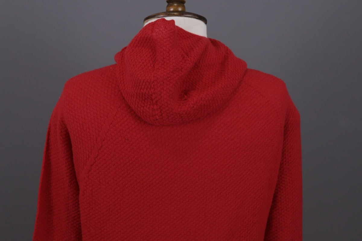 Patagonia Red Lagenlook Turtle Neck Hooded Fleece Jacket – Size M
