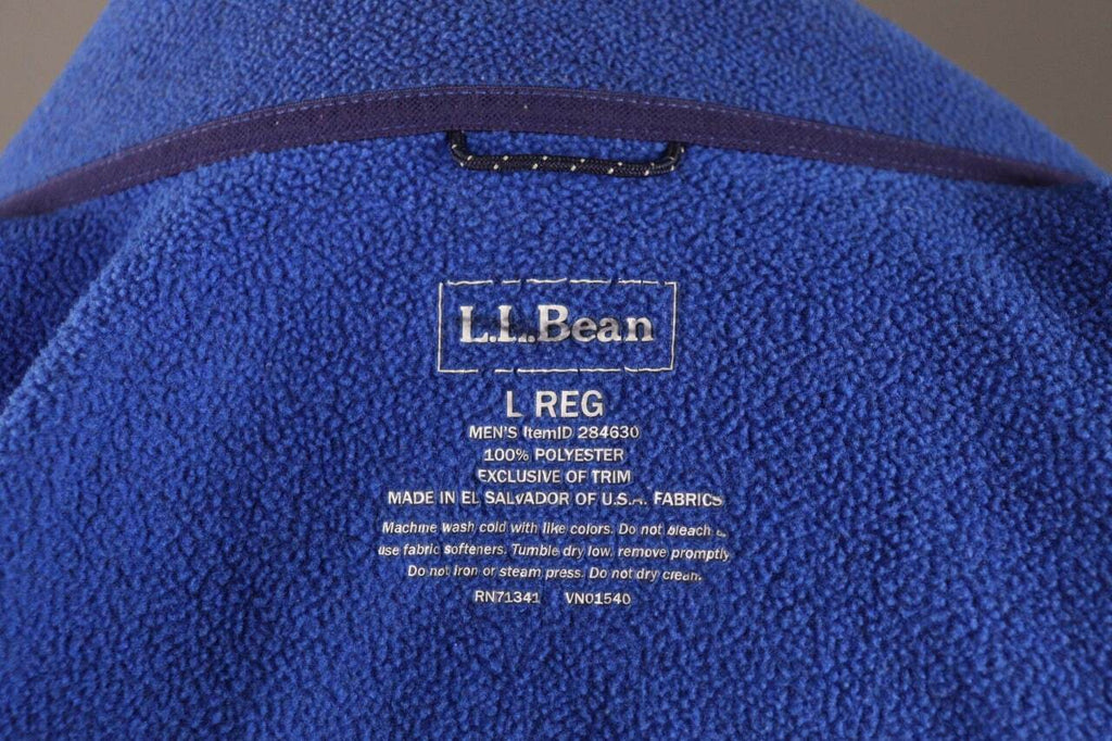 L.L. Bean Blue Polartec Activewear Outdoor Fleece Jacket – Men's L