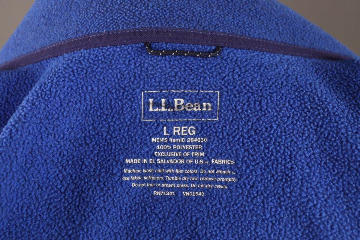 L.L. Bean Blue Polartec Activewear Outdoor Fleece Jacket – Men's L