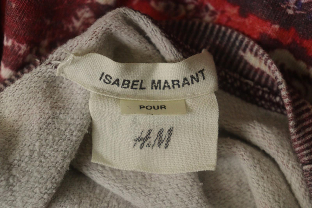 ISABEL MARANT POUR H&M Multi Space Dye Raglan Sleeve Pullover Sweater – Size 34