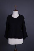 ISABEL MARANT Black Wool Knit Lagenllok Sweater – Size 38 Small
