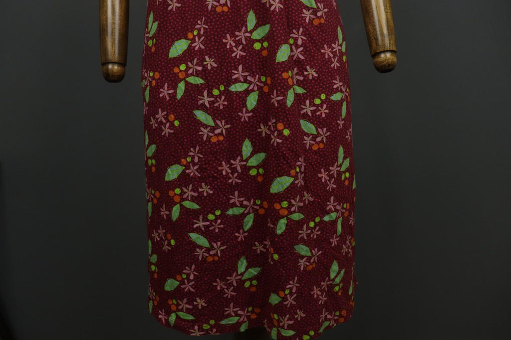 GUDRUN SJODEN Multicolor Floral Cotton Sleeveless Round Neck Tank Dress – Size M