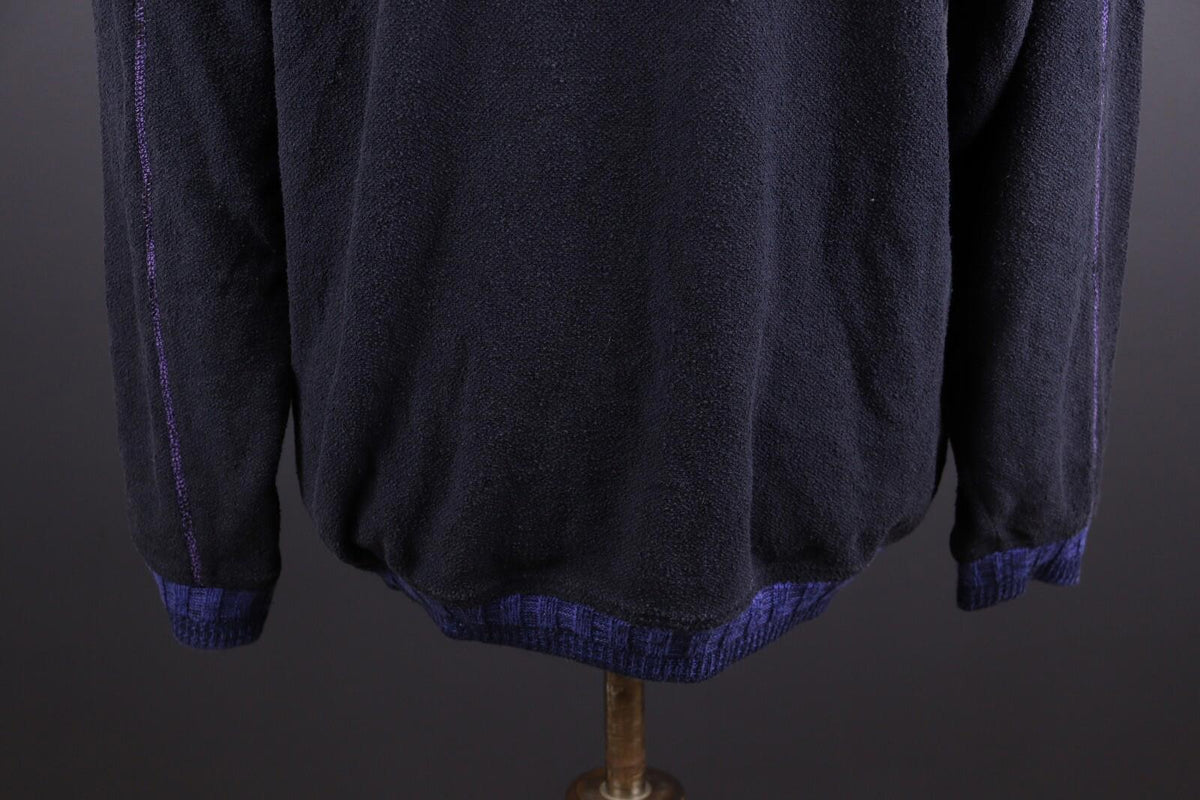 CARLO COLUCCI Blue Knit Vintage Long Sleeve Sweater – Size S