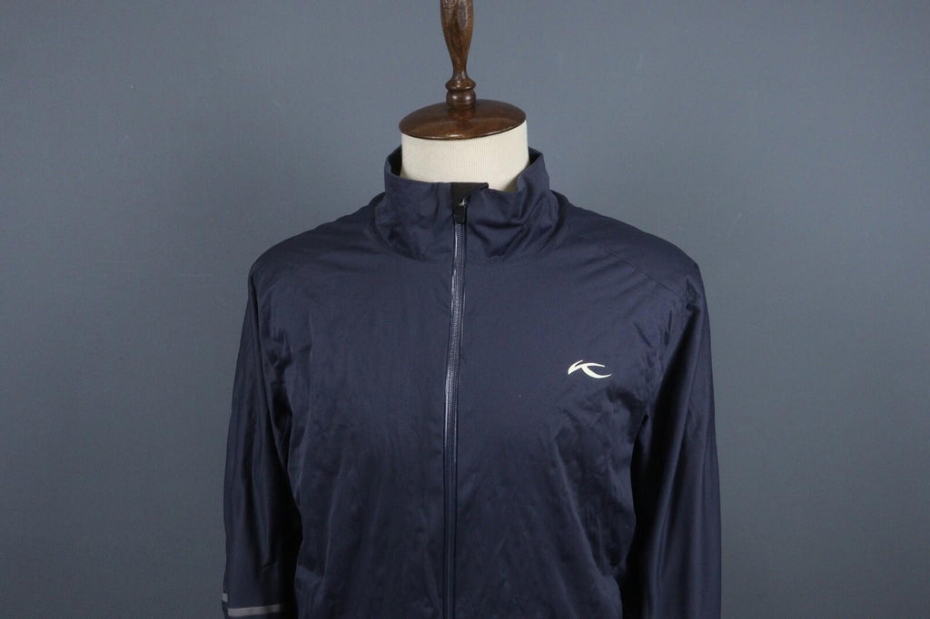 KJUS Systems Blue Long Sleeve Full Zip Logo Windbreaker Jacket – Size XL