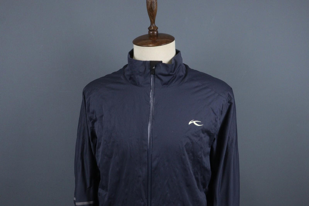 KJUS Systems Blue Long Sleeve Full Zip Logo Windbreaker Jacket – Size XL