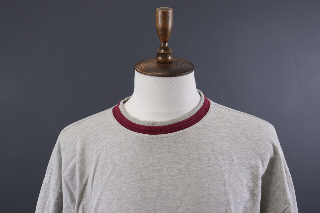 Vintage Carlo Colucci Embroidered Logo Gray Sweatshirt – Size L US 42-44 EU 52-54