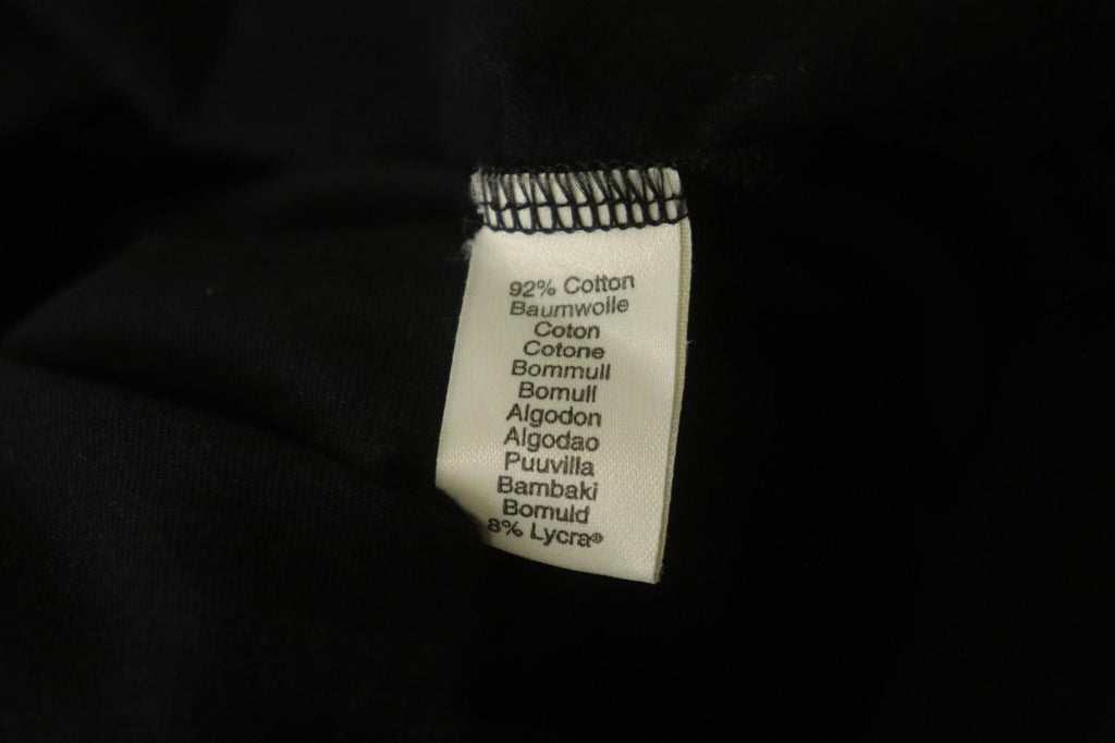 BURBERRY London Black Cotton Long Sleeve Round Neck Pullover Knit Top – Size M