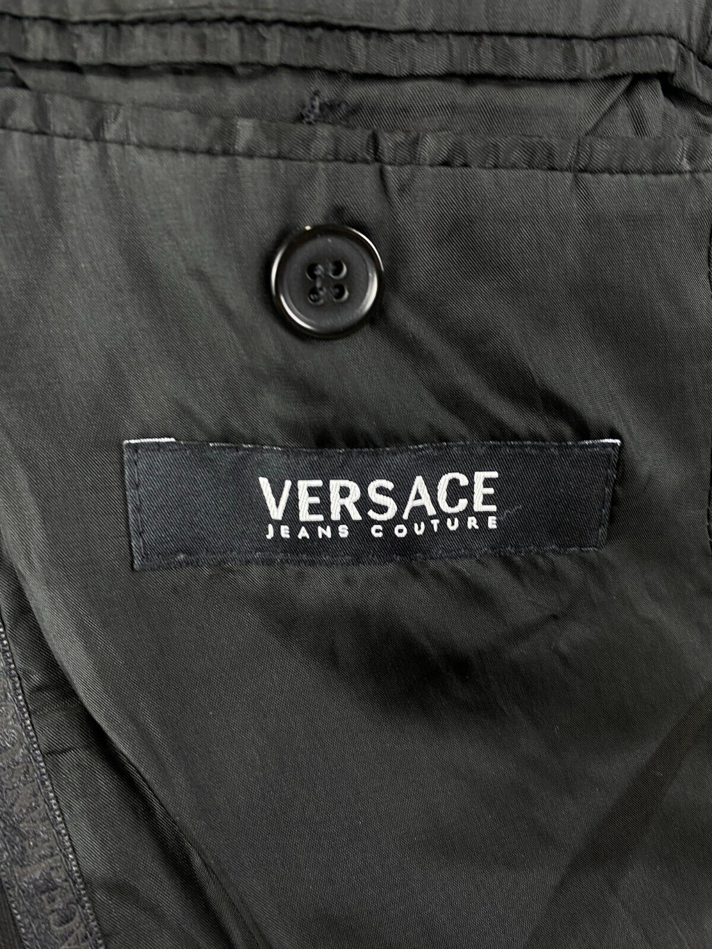 Versace Jeans Couture Black Wool 2 Button Sport Coat – Size M / EU 48 / US 38